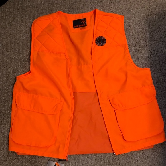 😼Organge Game Winner Hunting Vest😼 - Picture 1 of 8